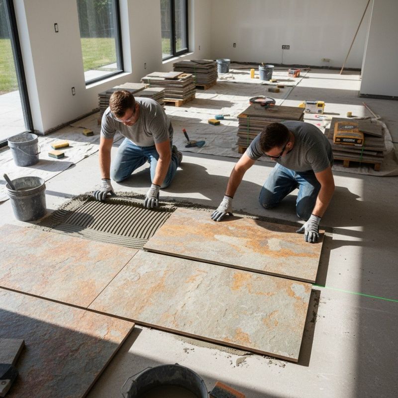 Granite Floor Installation in Kansas City, KS