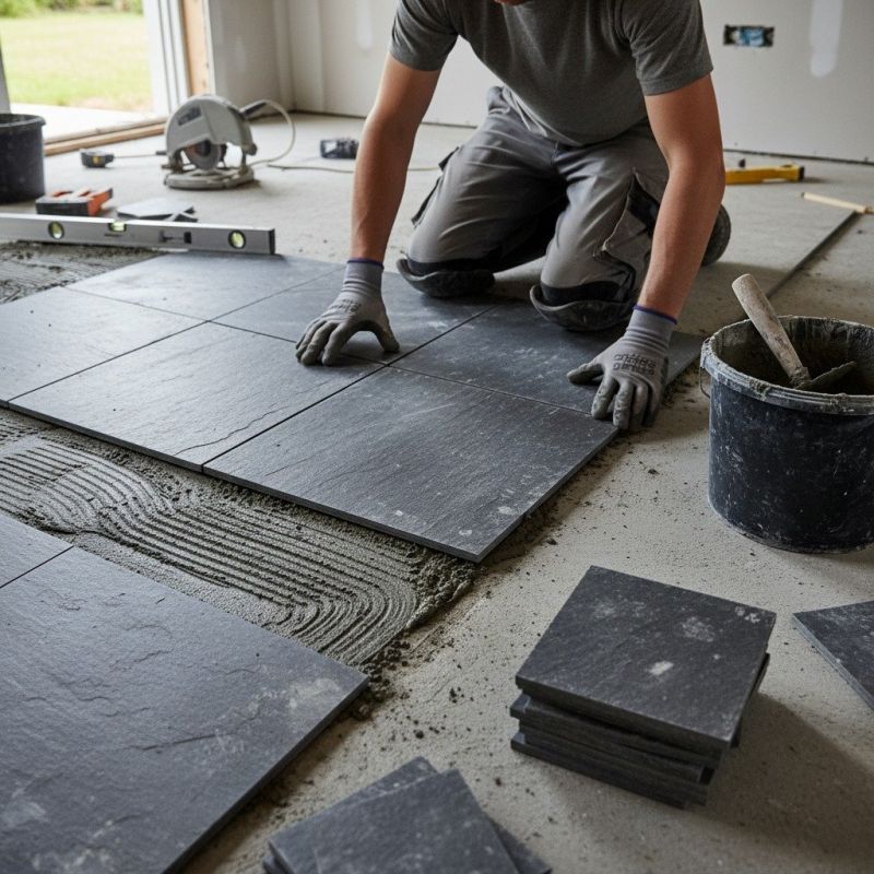 Granite Floor Installation in Kansas City, KS