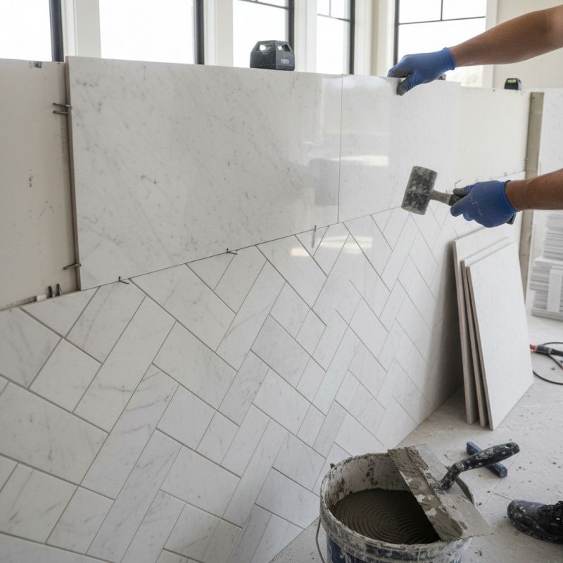 Marble Floor Replacement in Olathe, KS