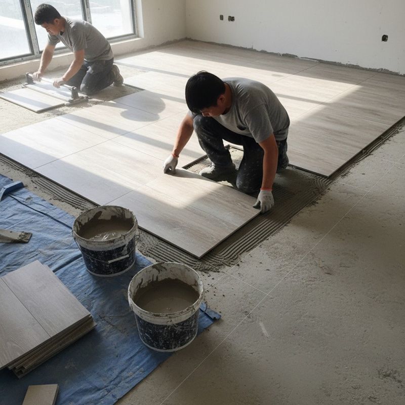 Slate Tile Floor Installation in Alexandria, VA