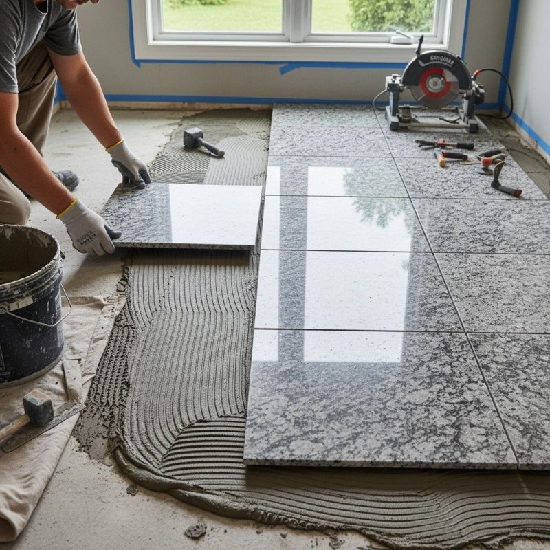 Stone Flooring Installation in Alpharetta, GA