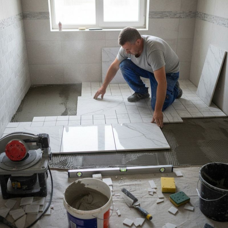 Terrazzo Tile Installation in Overland Park, KS