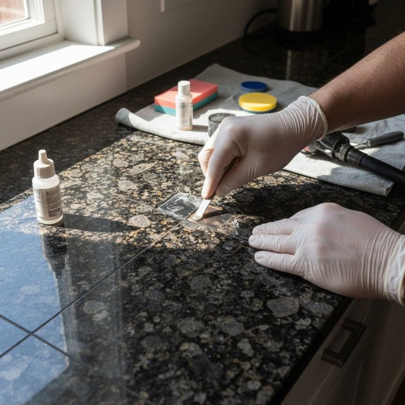 Terrazzo Tile Repair in Overland Park, KS