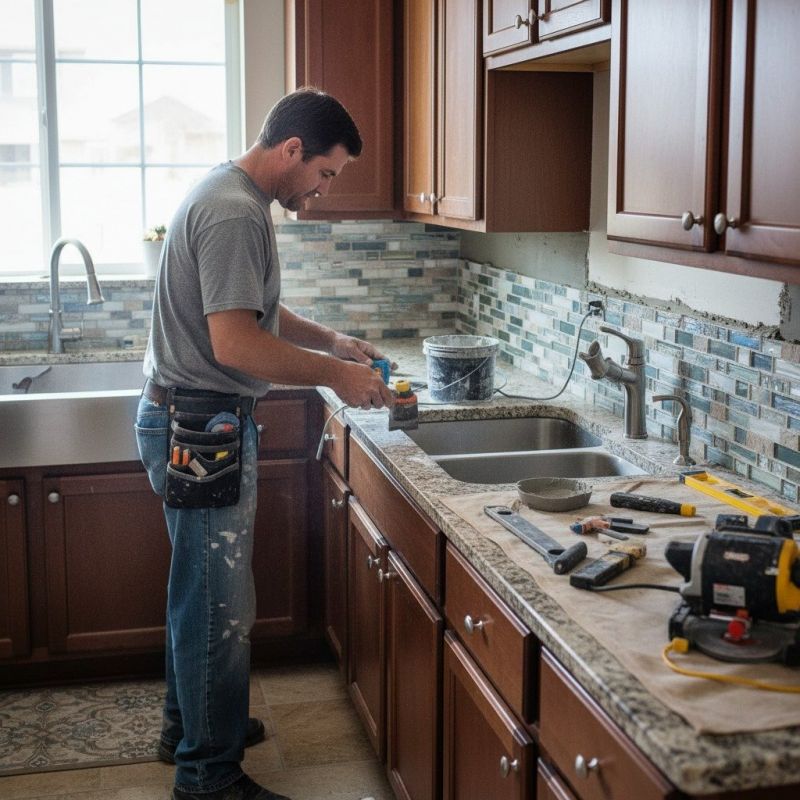 Tile Backsplash Installation in Wilmington, NC